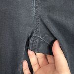 Nine West Black Double Button Wide Flattering Waist Straight Skinny Jeans sz 10 Photo 9