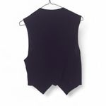 American Vintage Longhorn by Niver Western Wear Black Star Embroidered Vest Small USA Made Photo 3