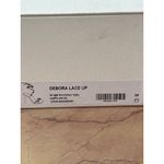 Amina Muaddi Debora 95 Lace Up Sandal In White & White Crystals 38 with box Photo 11