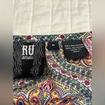 RU Apparel paisley print top NWOT Blue Size M Photo 1