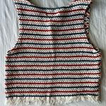 Handmade cropped fringe tank top Photo 1