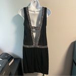 Comptoir Des Cottoniers Embellished Sheath Low Back Dress Black Size 8 Photo 2