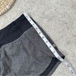 Lululemon Women’s Run Times Short II 4" in Luminosity Foil Print Black Silver 6 Photo 13