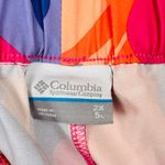 Columbia Women's 2X Tropical Floral Print Elastic Waist Athletic Shorts Photo 3