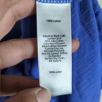 Vineyard Vines Blue Slub Knit Whale Hoodie Long Sleeve Tee Women's Small Photo 3