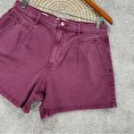 Universal Threads Universal Thread Women’s High Rise Midi Denim Shorts 4” A-Line Pleated 10/30R Photo 3