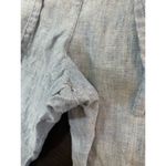 French Connection  Pull On Linen Pants Womens 12 Blue Lagenlook Logom Scandi FLAW Photo 5