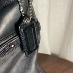 Coach Collette black Leather Hobo Bag purse Photo 3