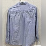 Long sleeve light weight jean blue , half button Size M Photo 1