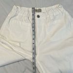 NWT Luvamia szM white wide leg slight flare elastic waist zip front pants White Size M Photo 9