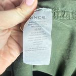 Vince Women’s Button Down Long Sleeve Top Army Green Pockets Women's Size M Photo 7