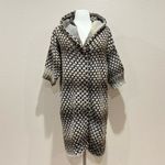 Sisters Brown Knit Ombre Short Sleeve Long Cardigan Size Medium Photo 2