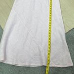 Vintage Dress Pale Pink Linen Tank Maxi Keeps Made in Italy Size Small Photo 7