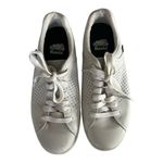Roots Women's Sneakers Size 5.5 Light Gray Low Top Lace Up Leather Tennis Shoe Photo 2