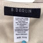 B Darlin new with tags cream and black dress with 3/4 length sleeves Photo 3