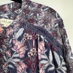 Taylor & Sage  Womens XL Floral Print Long Sleeve Blouse Top‎ Boho Purple Flowy Photo 4