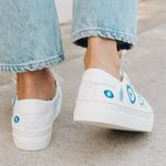 Soludos NEW  Leather Ibiza Platform Sneakers white for women 254 5M2T Photo 4