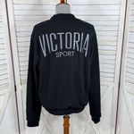 Victoria's Secret Victoria’s Secret Sport Embroidered Back Full Zip Sweatshirt Jacket Black Large Photo 1