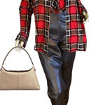 ILYSE Hart LTD ORANGE & OLIVE TWIN SHIRT SET NWT (M) Photo 0