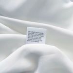 Homebodii White Bride Robe Embroidered with Pink Blush Lace Trim Photo 6