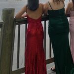Sherri Hill Red Prom Dress Photo 4