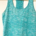 Lululemon  Size 6 Run Swiftly Tech Racerback Heathered Blue Tropics Tank Photo 2