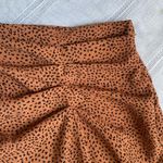 Nine West  brown and black animal print midi skirt. Photo 6