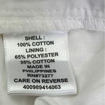 Elle  White Embroidered Flower Chino Short Size 10 NWT Photo 8