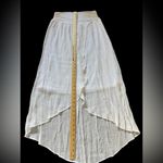 Apt. 9 White Chiffon High Low Maxi Skirt Size XL Photo 6