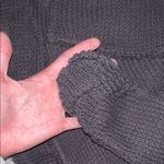 Free People  Charcoal Knit V-neck Sweater Photo 8