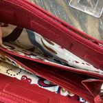 Brighton  Red Croc-Embossed Leather Wristlet Photo 8