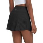 baleaf Women's Pleated High Waisted Lightweight‎ Athletic Shorts Black Size M Photo 1