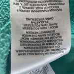 Columbia Size L Lightweight Fleece Jacket Solid Turquoise Long Sleeve Hoodie Photo 9