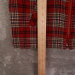Cambridge Dry Goods Vintage Red Plaid Wool Blend Full Zip Jacket Women's Small Photo 6