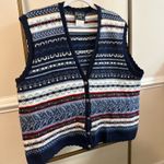 Vintage Christmas sweater Blue Size XL Photo 1