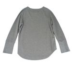 Chaser Thermal Waffle Knit Long Sleeve Shirt Crewneck Top Women's XL Round Hem Photo 1