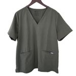 FIGS Women's Scrub Top Size XXL 2X Olive Green Photo 0