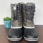 Sorel NEW  Slimpack Lace II Lace Up Duck Boots in Quarry Black Size 7 Photo 4