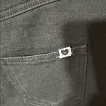 Lazy Oaf NWT  Black Denim Mini Skirt Size 26 W 13.5 L 15.5” Photo 3