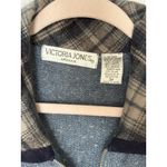 Victoria Jones Angora Christmas Sweater Vest 3X Cozy Grandma Chic Blue Plaid Size undefined Photo 2