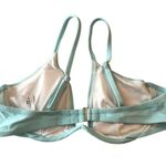 Shade & Shore Bikini Top Underwire Removable Cups Adjustable Straps Blue 36B Photo 1