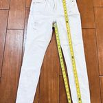 Mudd Ripped Distressed Skinny HiGH Rise For Women, White, Size: 9 Photo 4