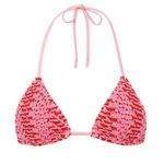 Triangl  Bikini Pink Crochet Photo 1
