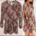 Urban Outfitters UO/Lucca Paisley Print Romper Photo 2