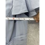 Lavetir Women's Formal Blue Short Sleeve Sheer Flutter Tie Back Size 16 Chiffon Photo 12