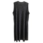 LuLaRoe  Women's Sleeveless Duster Cardigan Open Front Gray Space Dye L Photo 2