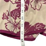 Rim vintage Hawaiian burgundy and beige ruffled dress size 12 Photo 8