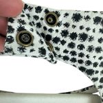 Banana Republic Black Cream Jacquard Dress 6 Petite Photo 5