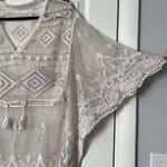 None Mesh Lace Cover-Up - One Size Photo 4