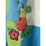 Breckenridge Vintage Woman Sweater 2X Tropical Patchwork Ramie Knit Cardigan Photo 7